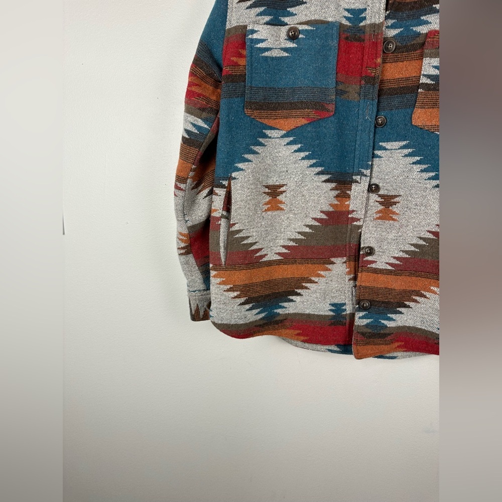 Thread And Supply Aztec Pattern Drop Shoulder Jac… - image 4